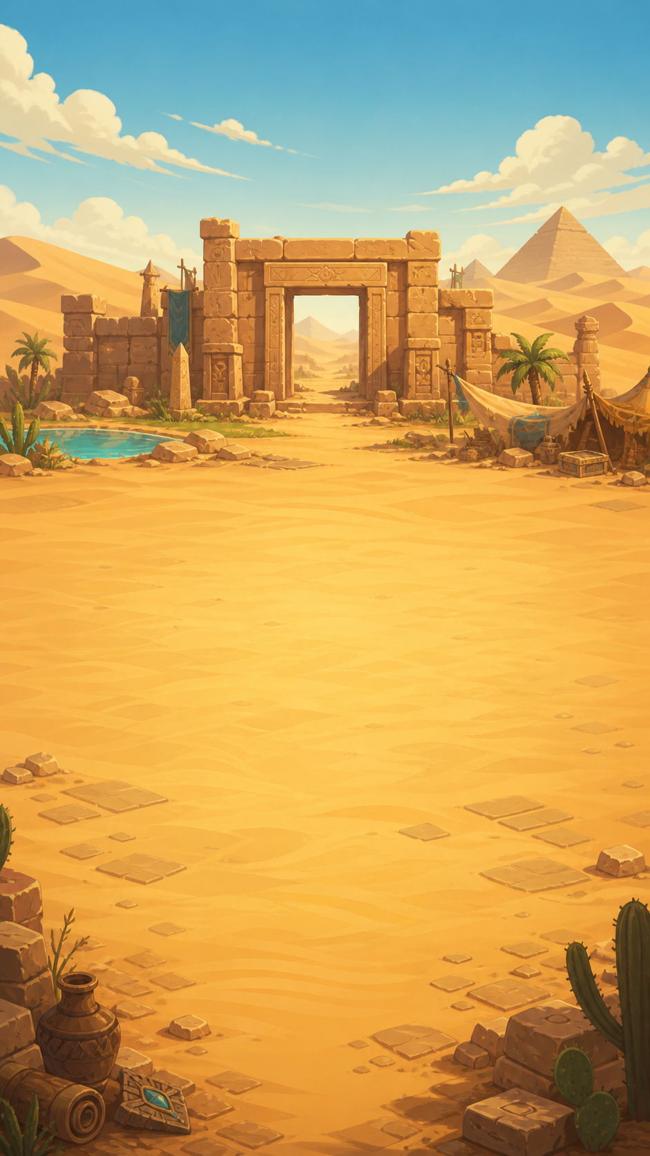 Sand Caravan desert expedition artwork